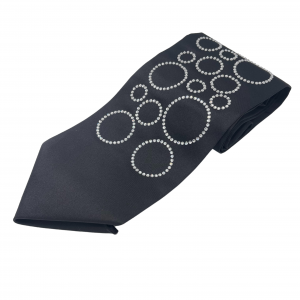 black silver dot bubble atarah