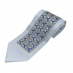 Blue and silver cube atarah