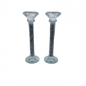 Crystal candle holder