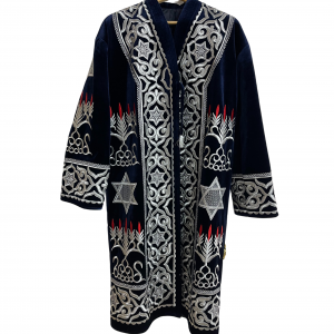 Dark Blue mens Menorah jomah