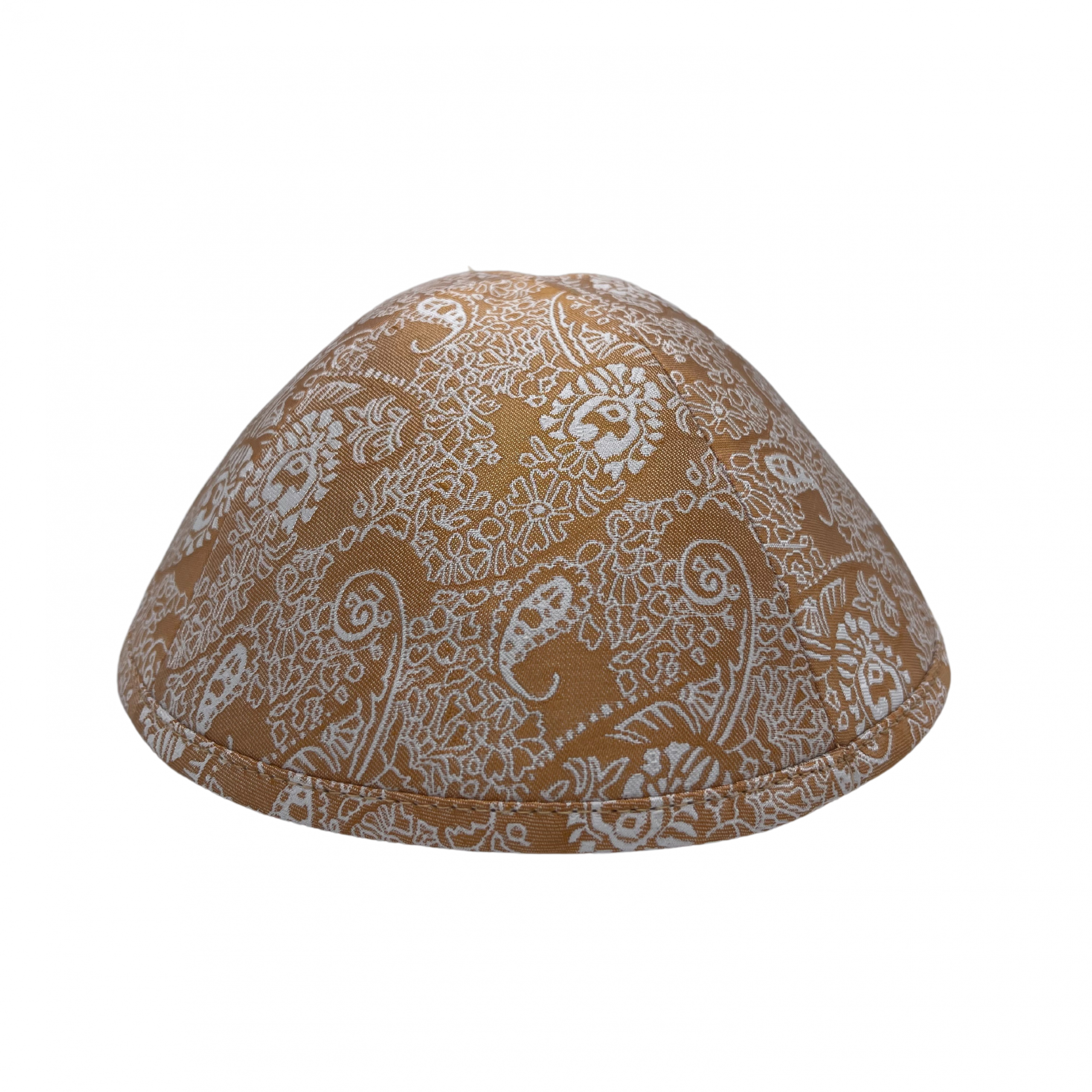 Gold Floral Kippah