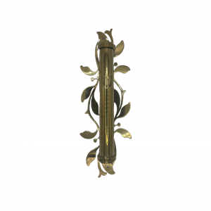 Gold vine mezuzah
