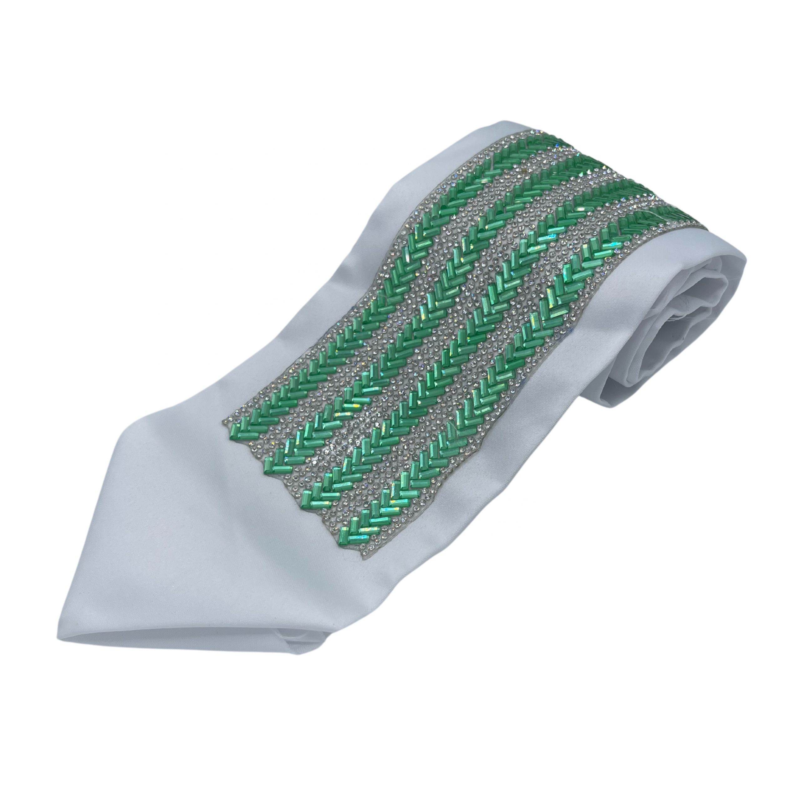 Green and silver crystal atarah