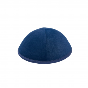 NAVY BLUE VELVET KIPPAH