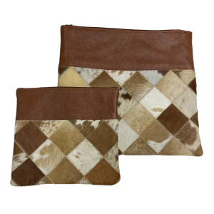 Multicolor cow tefillin bag