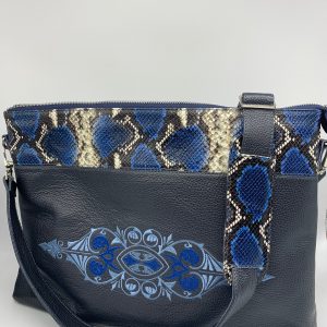 NAVY MAJESTIC ITALIAN TALIT / TEFILLIN BAGS