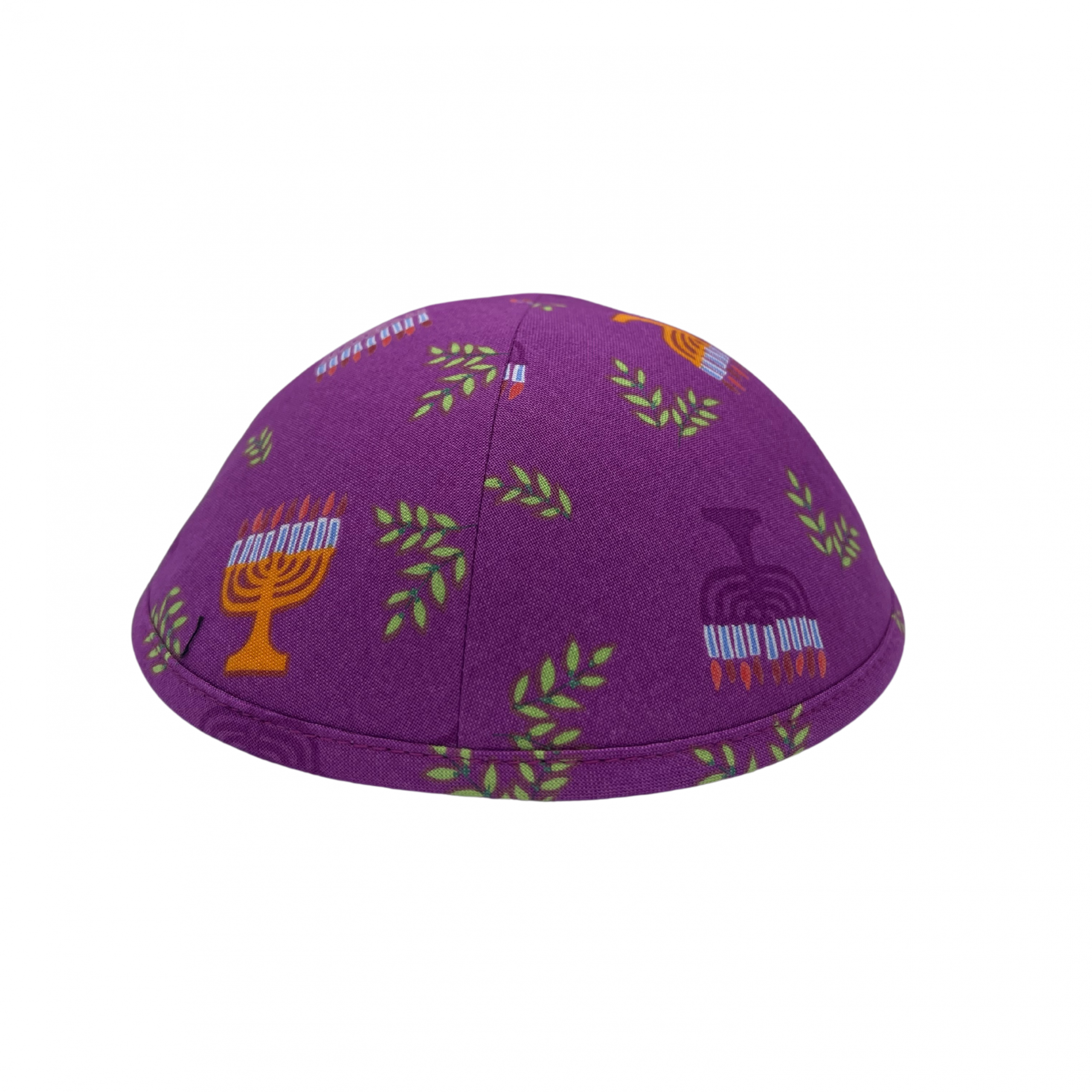 Purple Hannukah Kippah