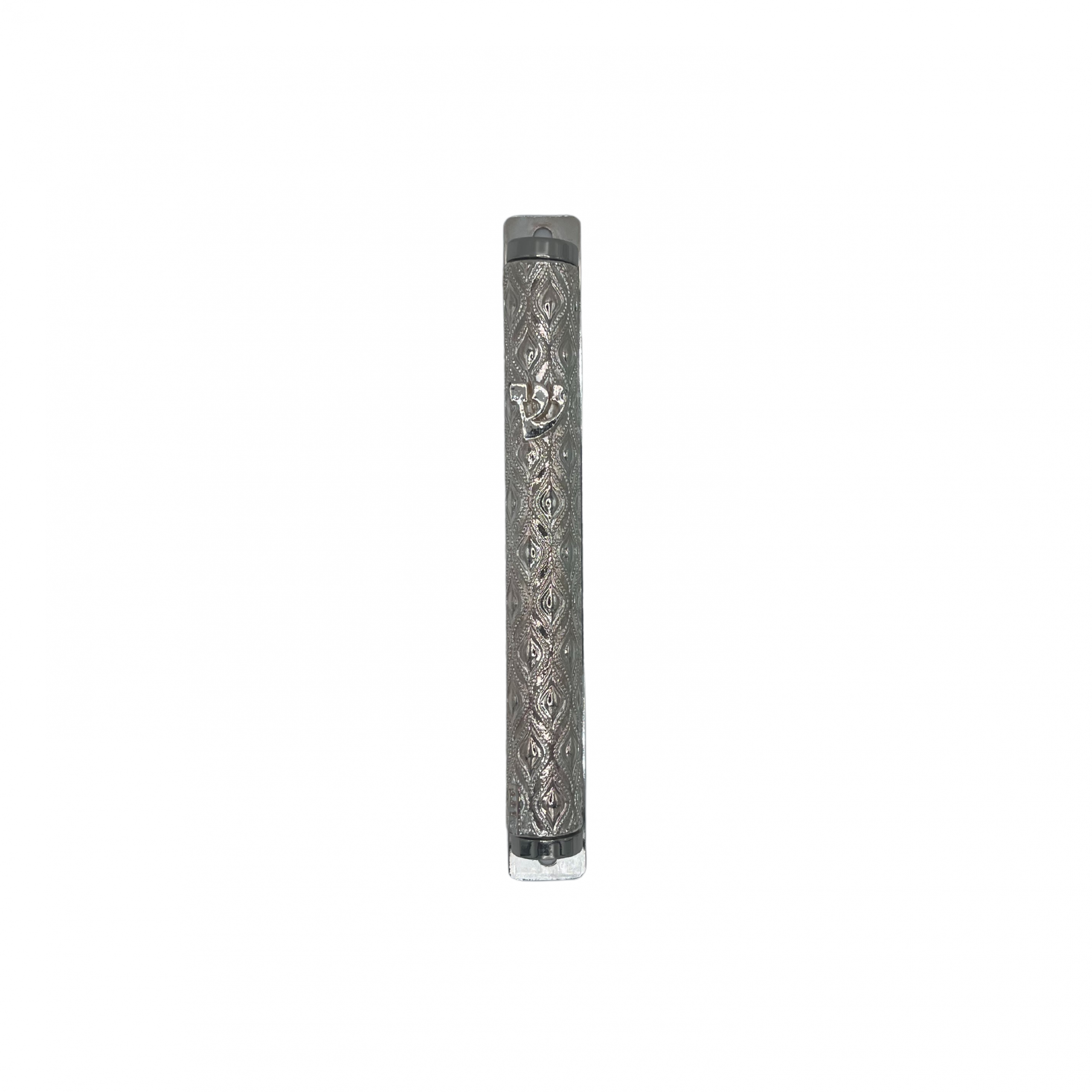 Silver metal design mezuzah