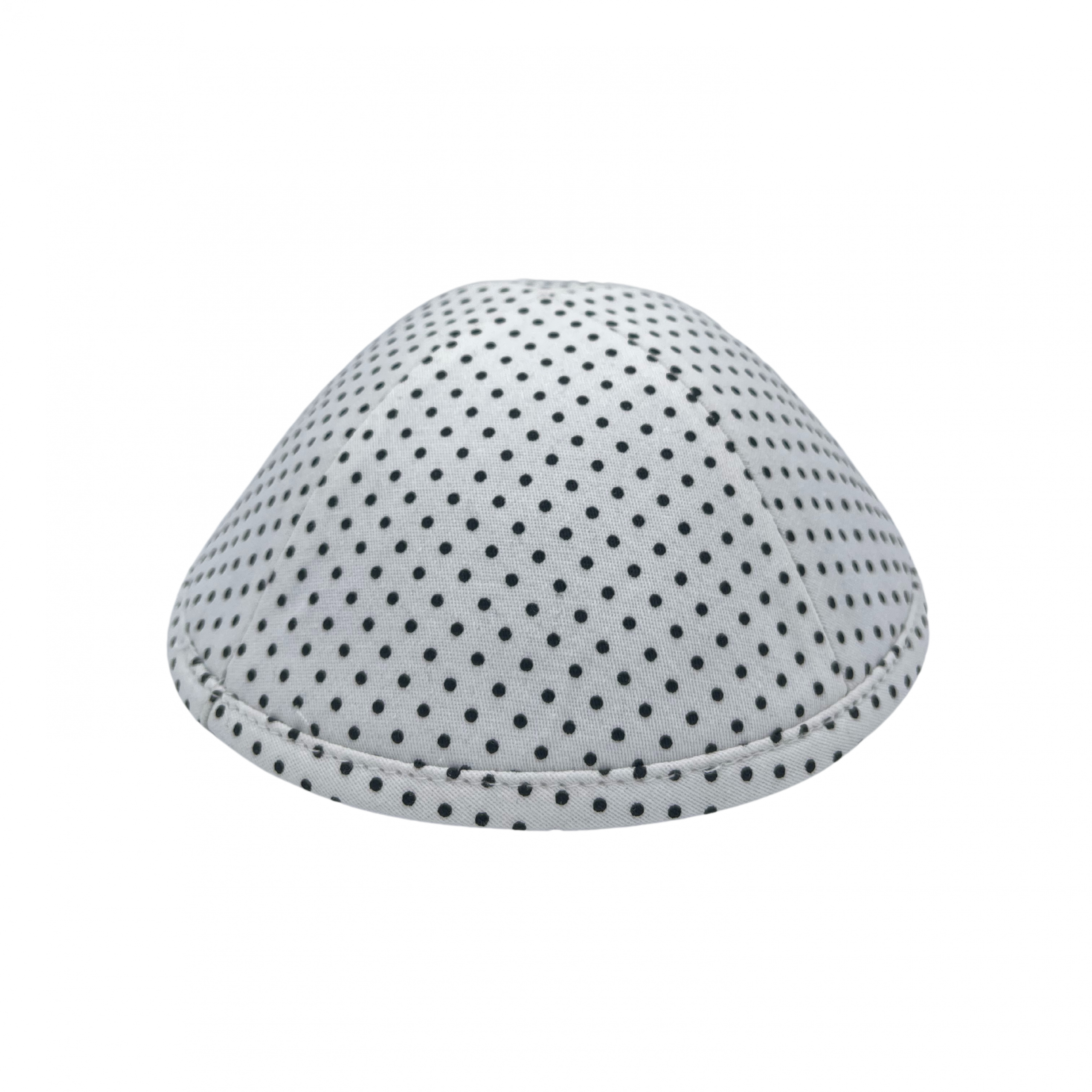 WHITE POLKA DOT KIPPAH